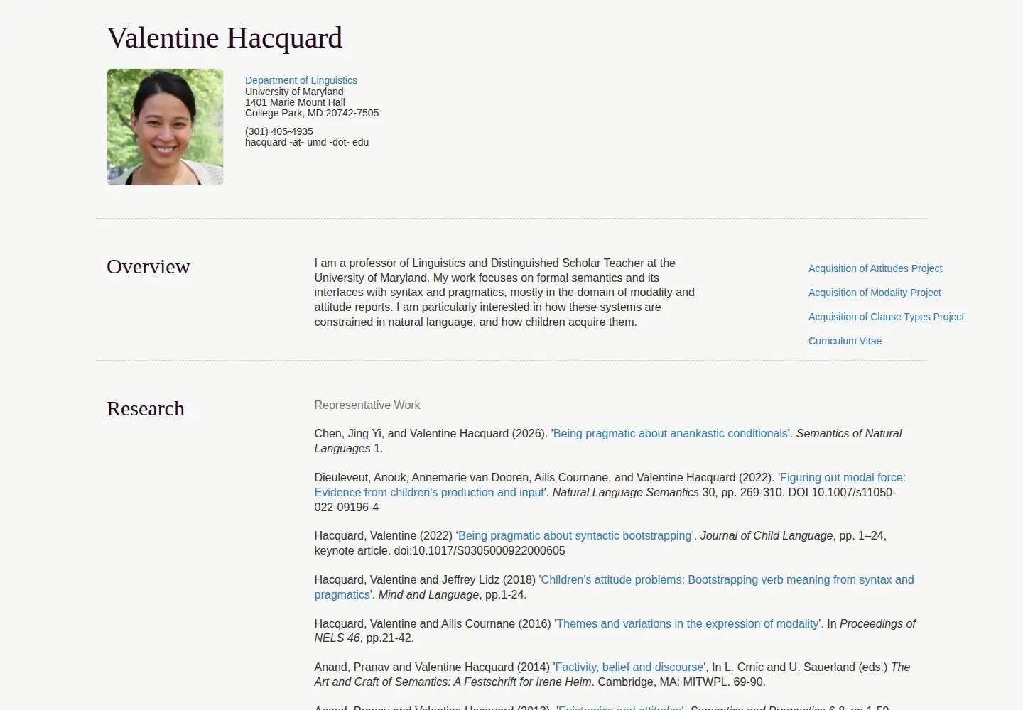 Screenshot of valentinehacquard.org