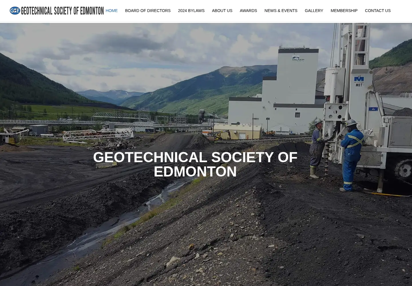 Screenshot of geotechnical.ca