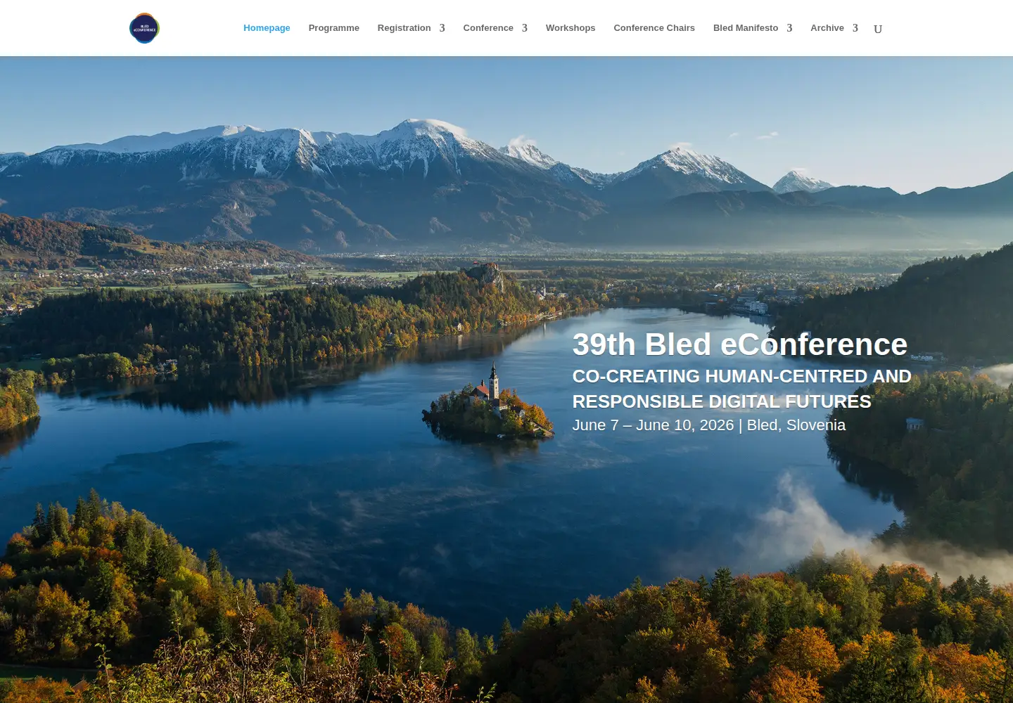 Screenshot of bledconference.org