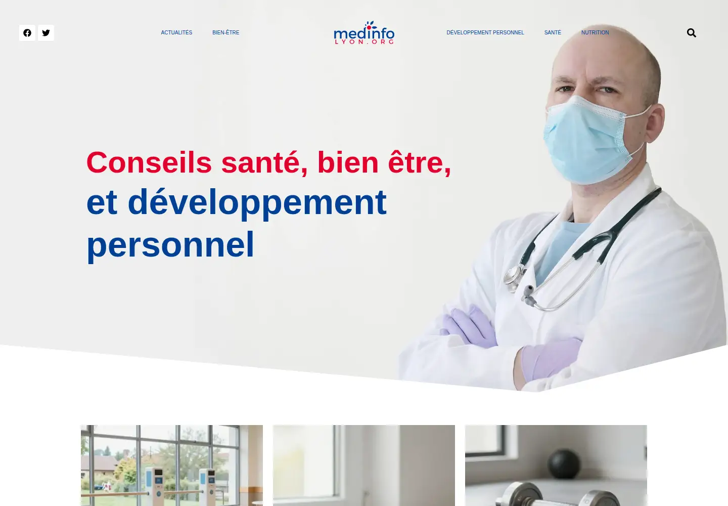 Screenshot of medinfo-lyon.org