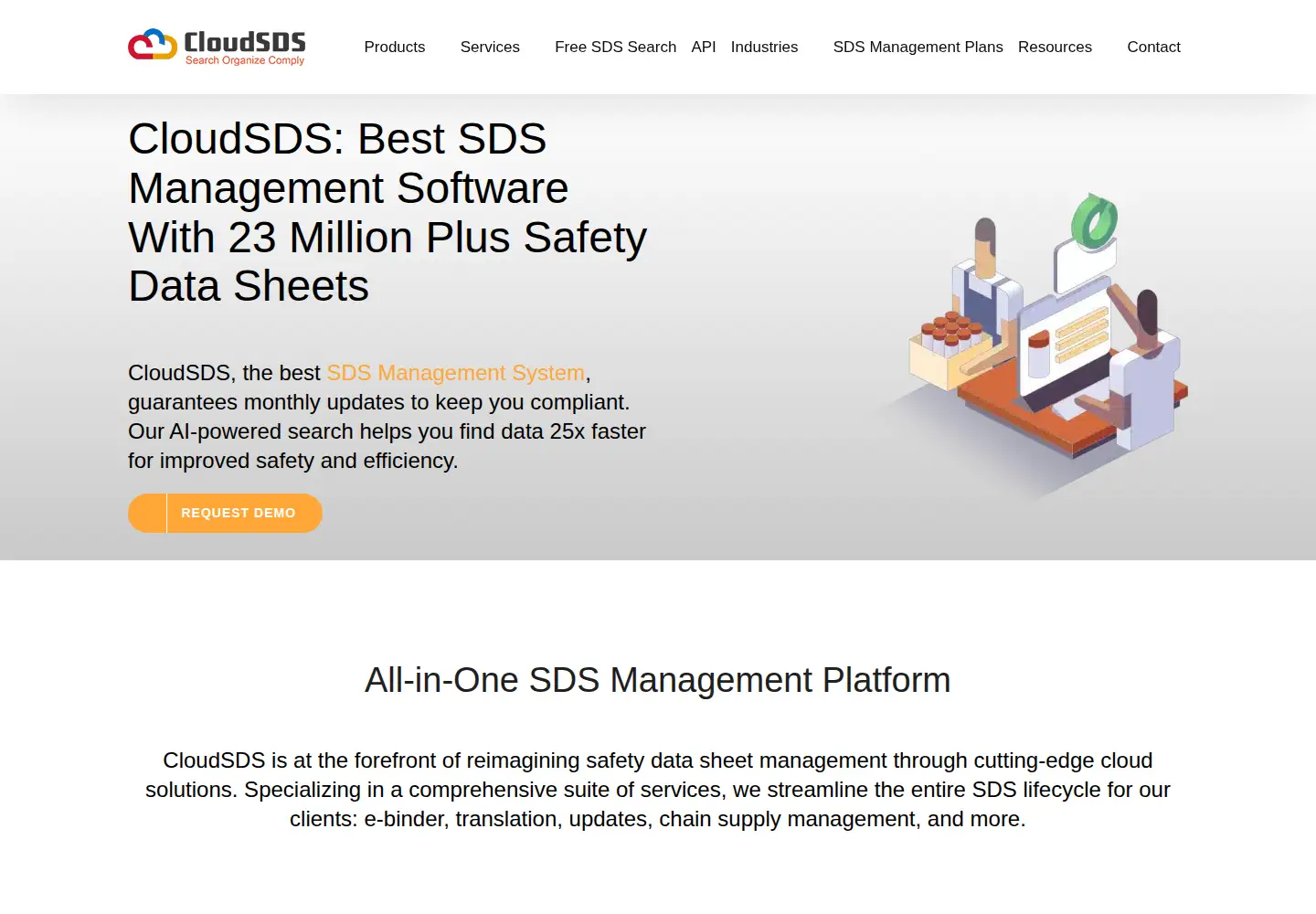 Screenshot of cloudsds.com