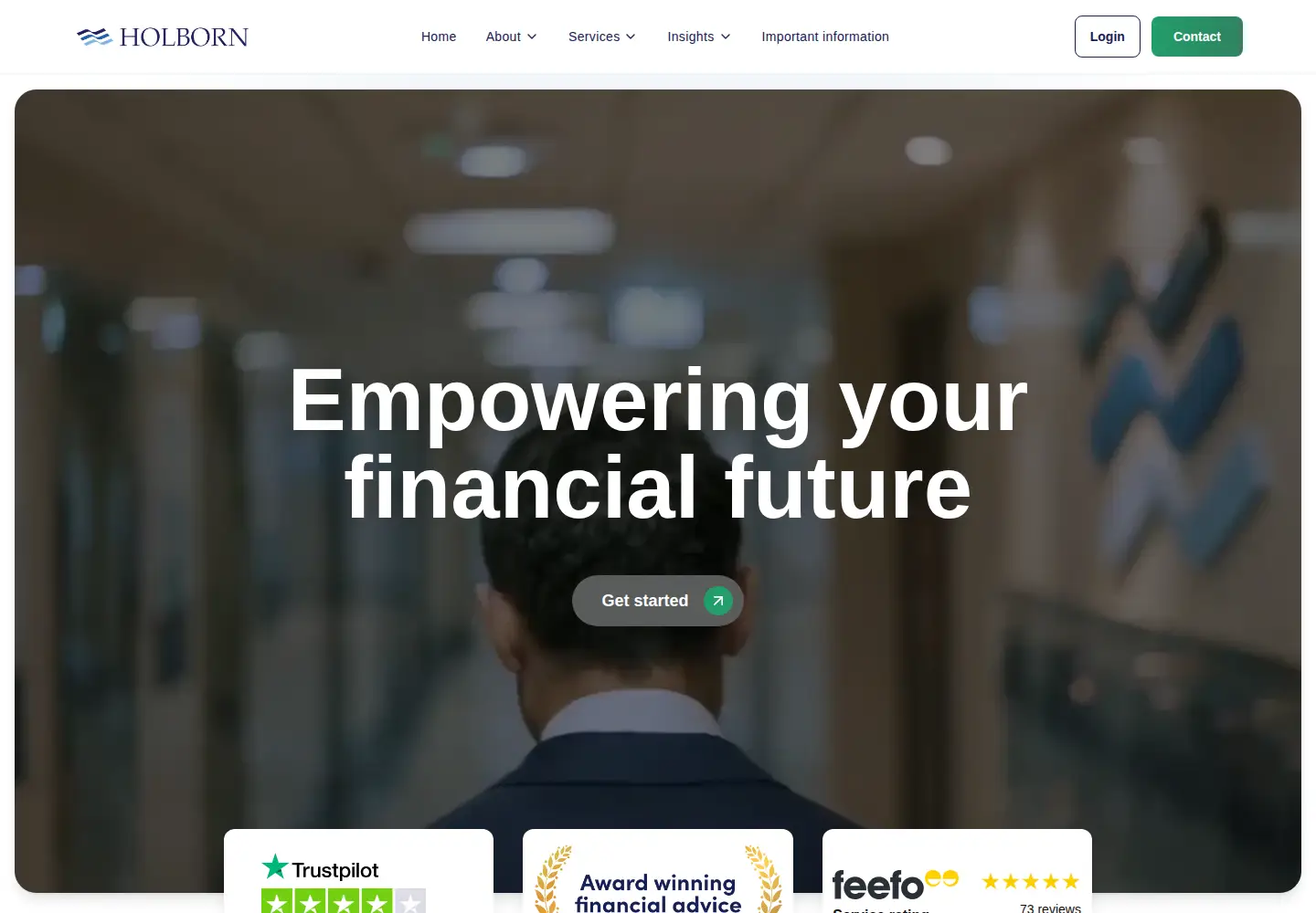 Screenshot of holbornassets.com
