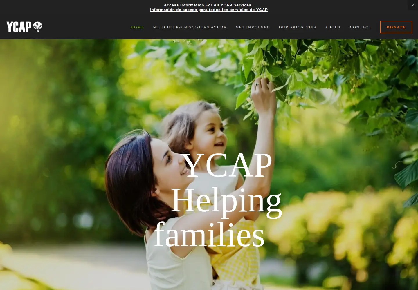 Screenshot of yamhillcap.org