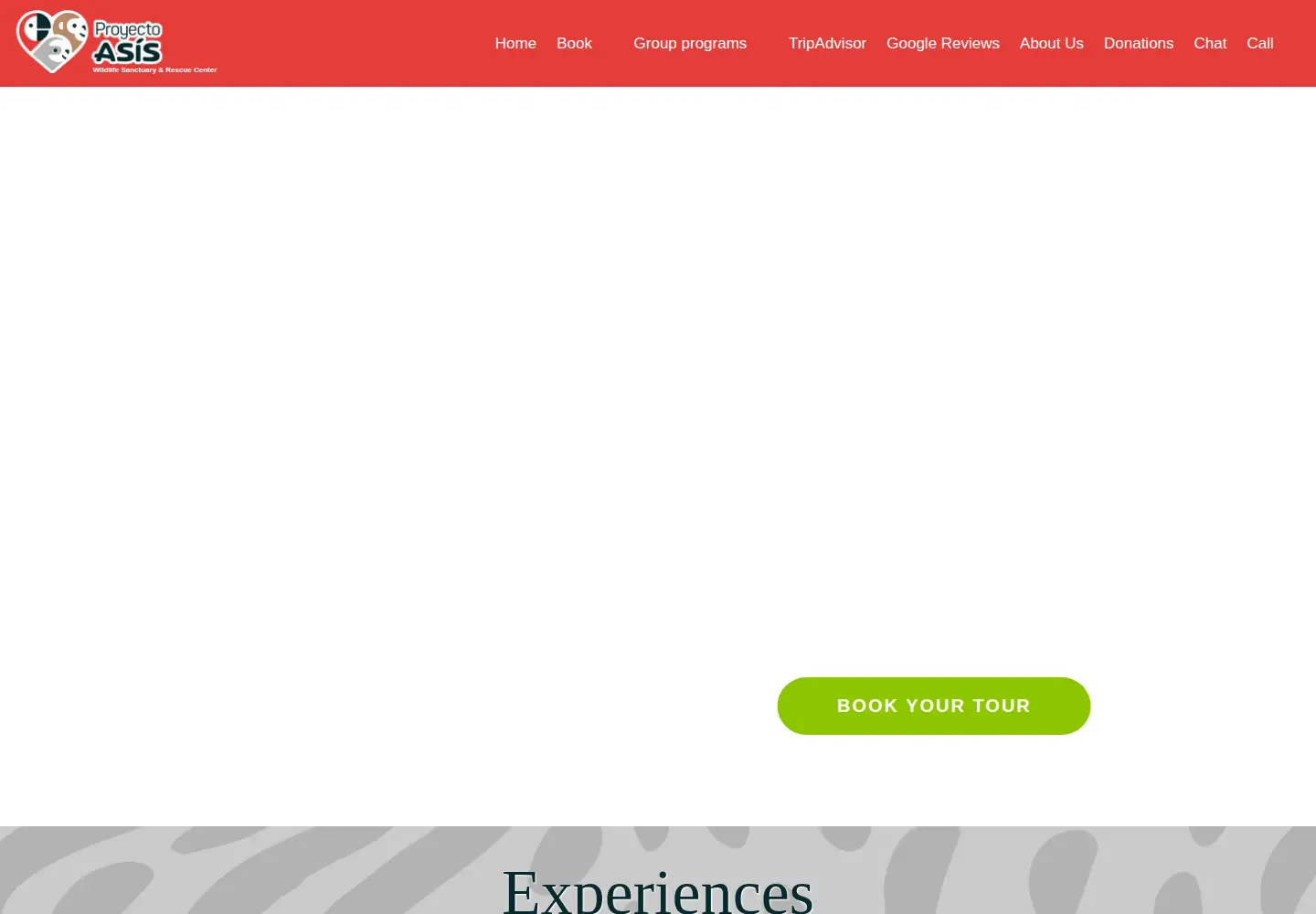 Captured homepage of institutoasis.com in the current scan