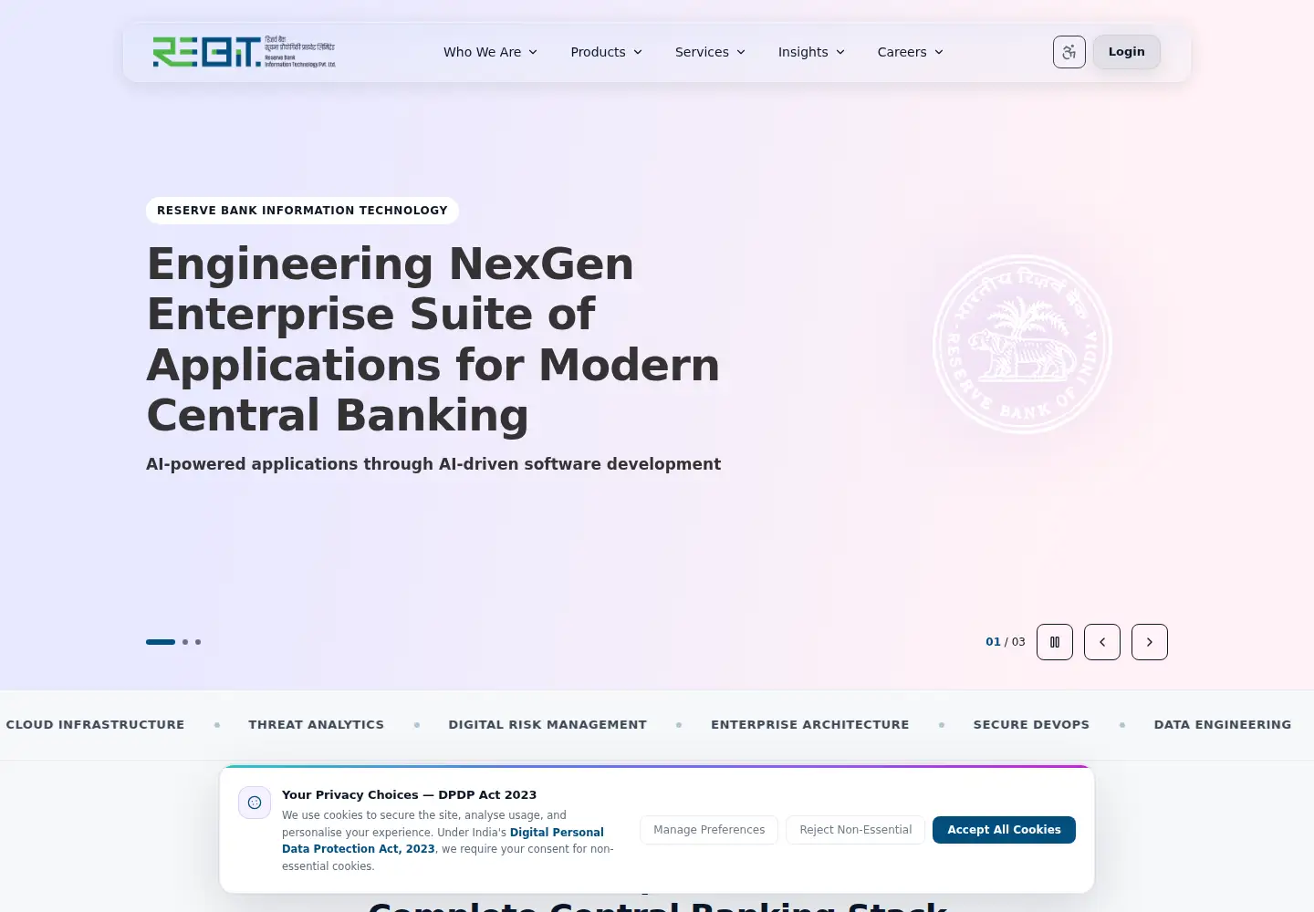 Screenshot of rebit.org.in