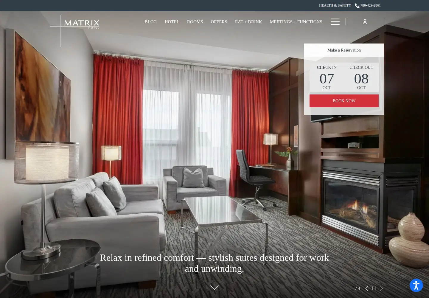 Screenshot of matrixedmonton.com