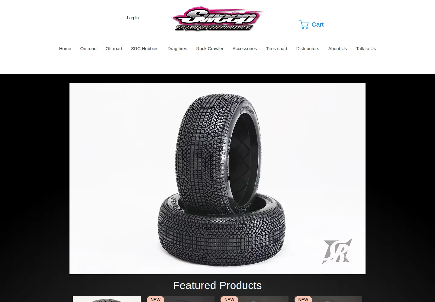 Captured homepage of sweepracing.com in the current scan