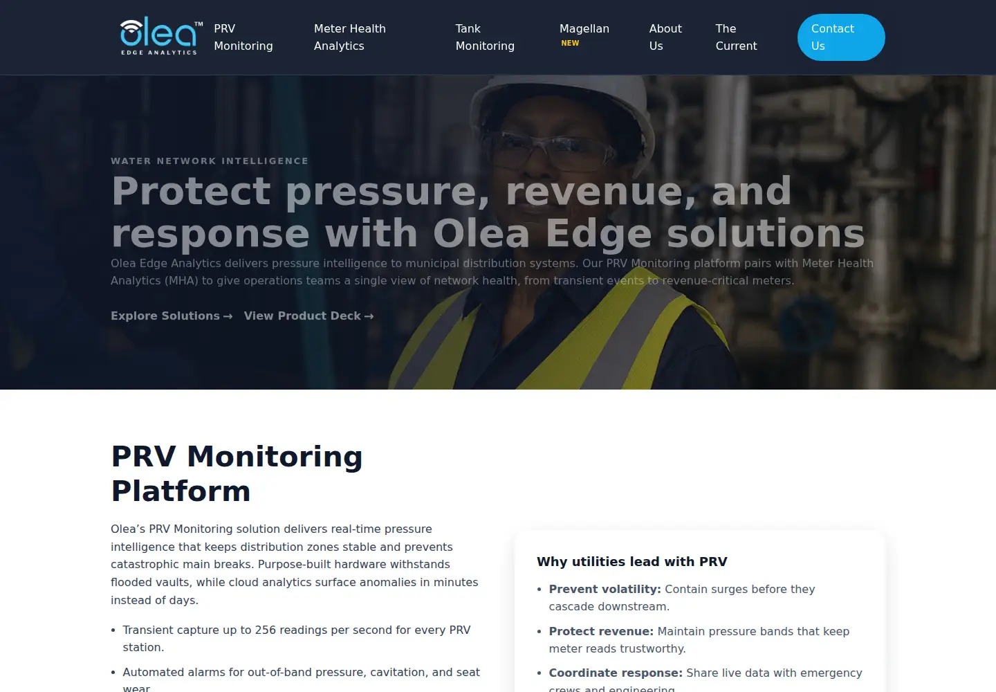 Screenshot of oleaedge.com