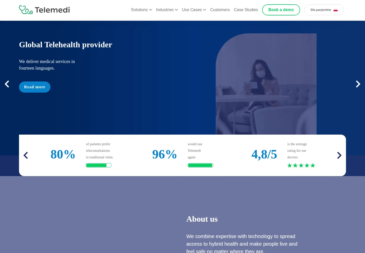 Screenshot of telemedi.biz
