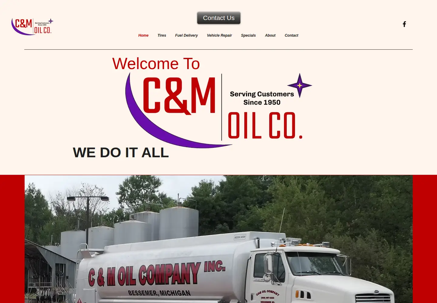 Screenshot of cmoilco.com