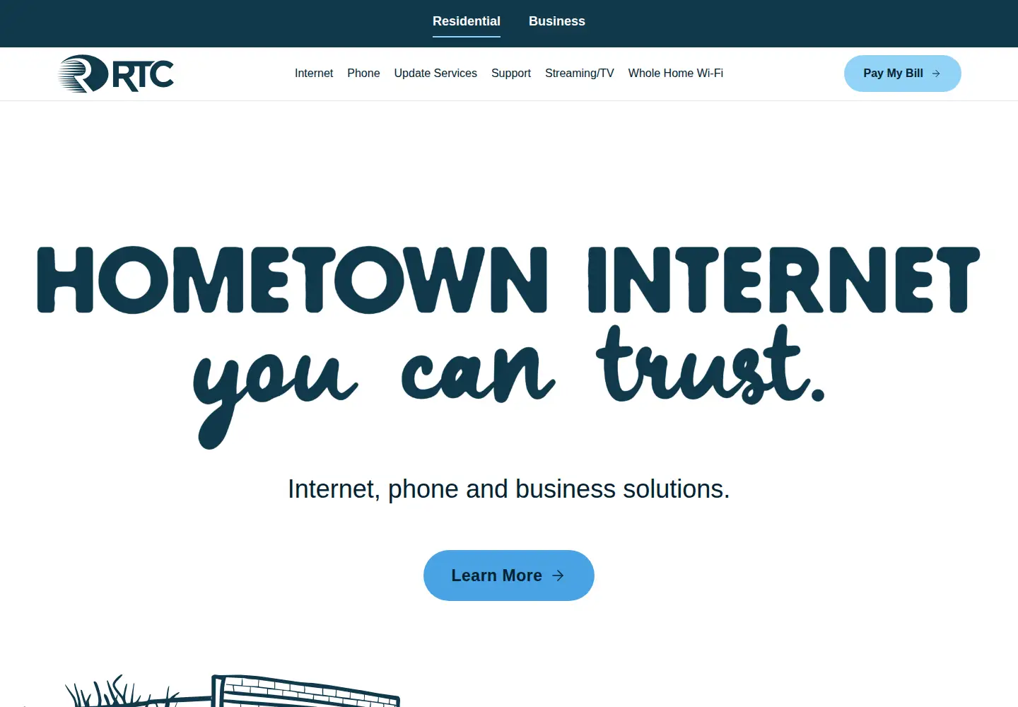 Screenshot of rtctel.com