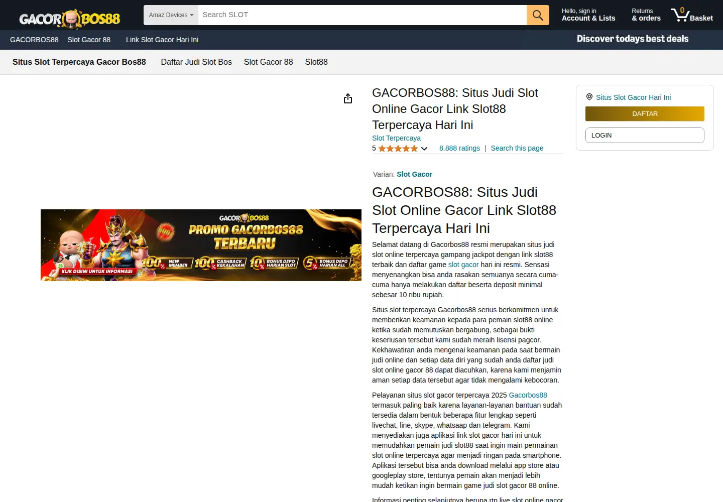 Captured homepage of pafipalembang.org in the current scan