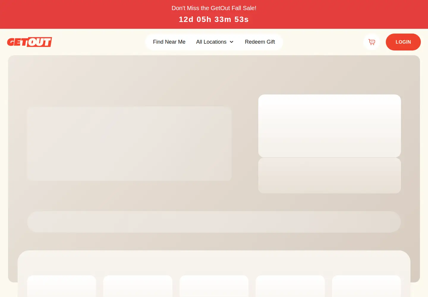 Screenshot of getout.com