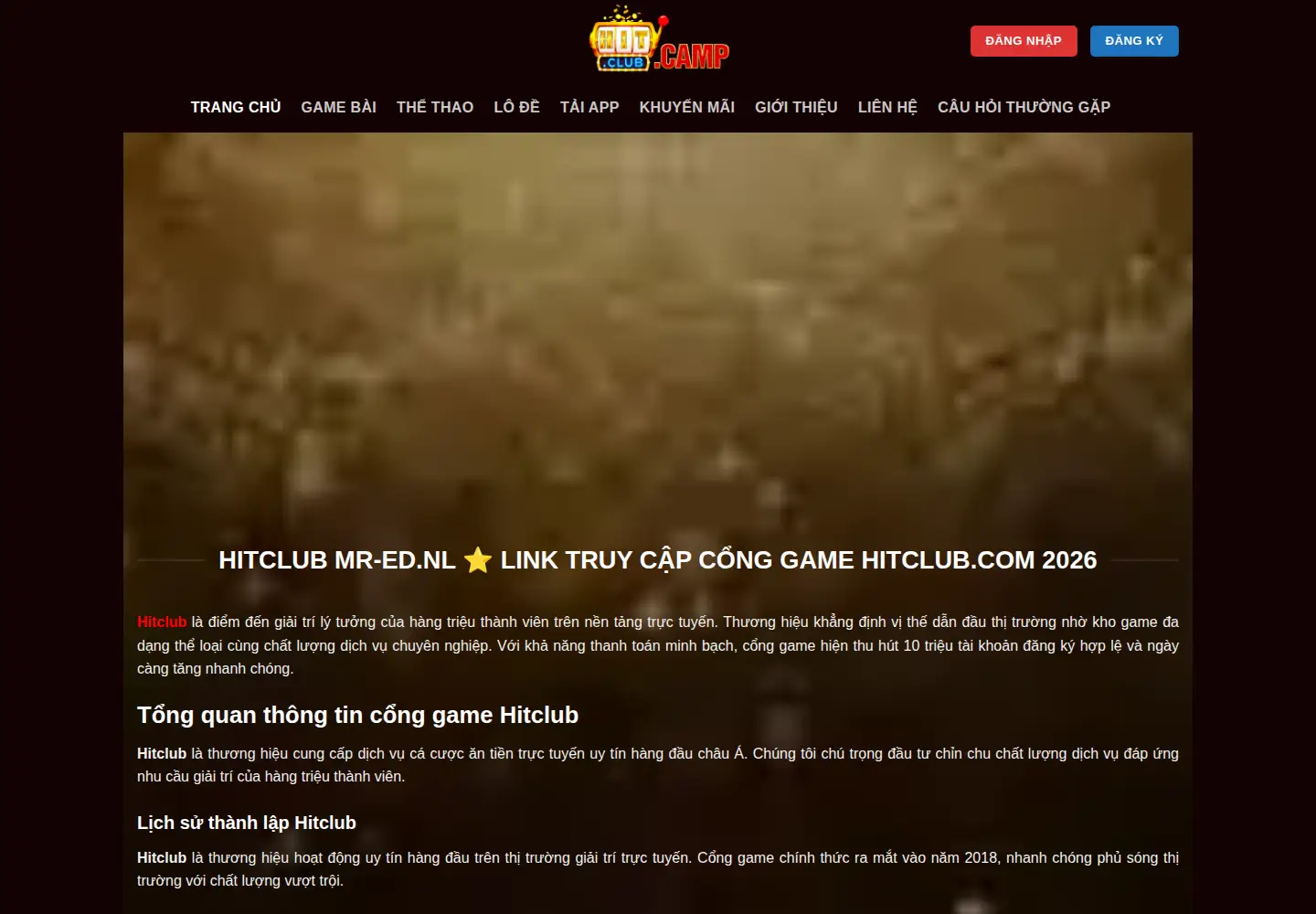 Screenshot of hitclub.discount