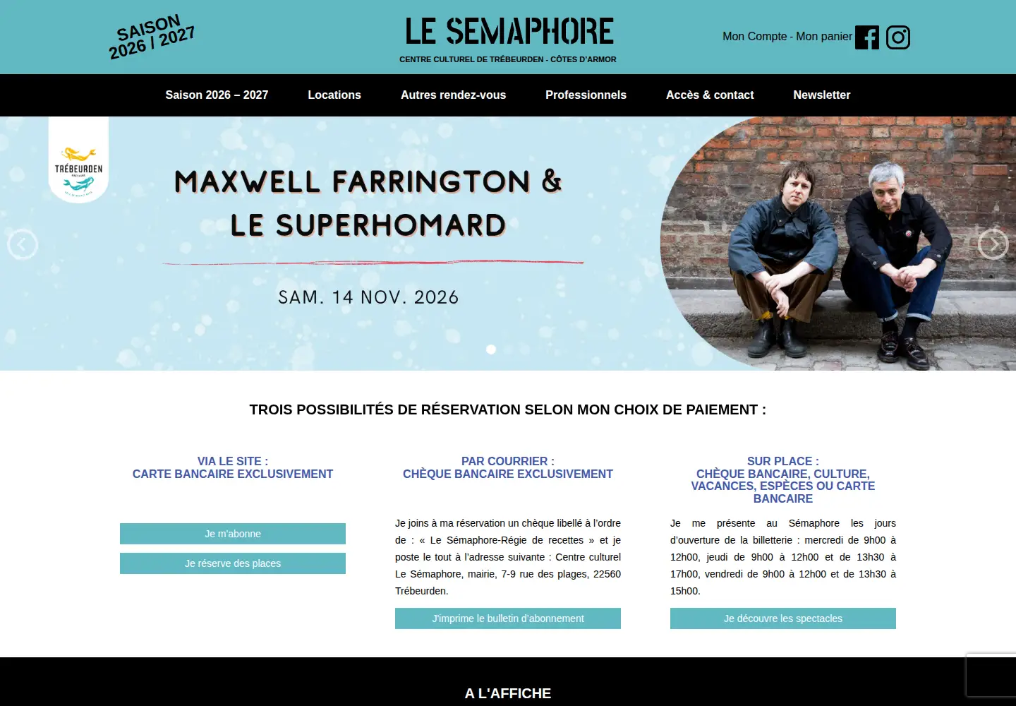Screenshot of centre-culturel-trebeurden.fr