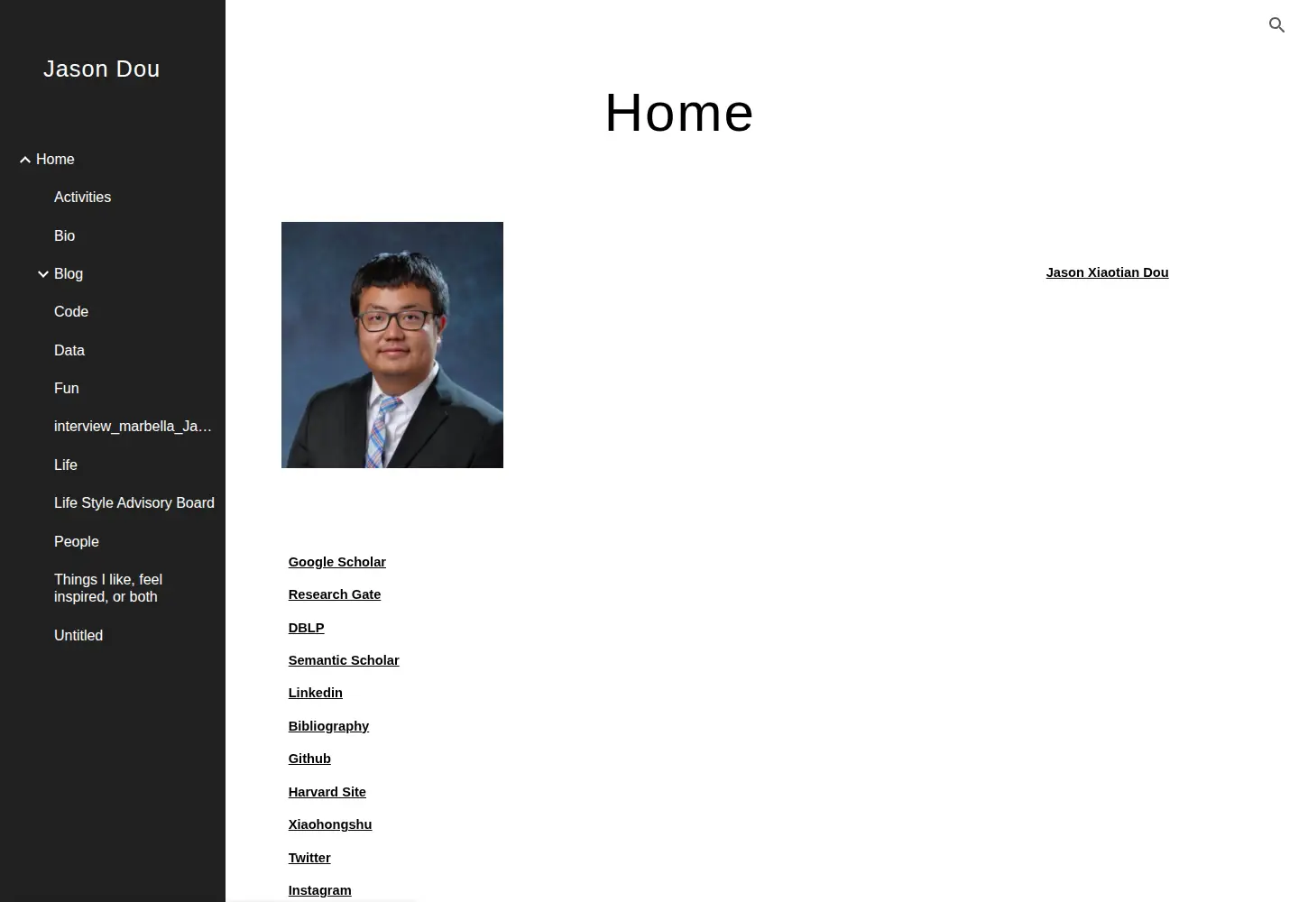 Screenshot of jasondou.org