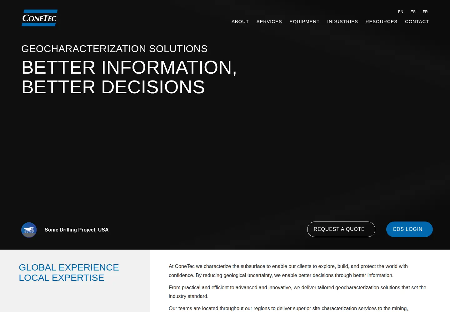 Screenshot of conetec.com