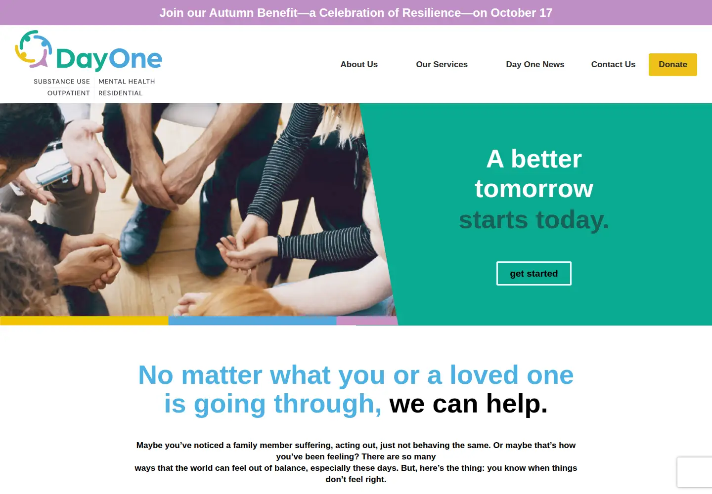 Screenshot of day-one.org