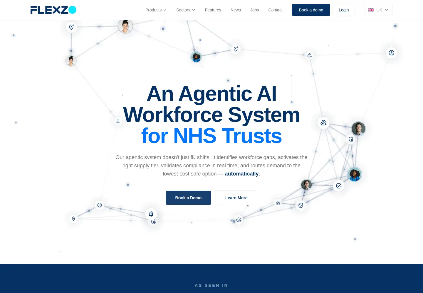 Screenshot of flexzo.ai