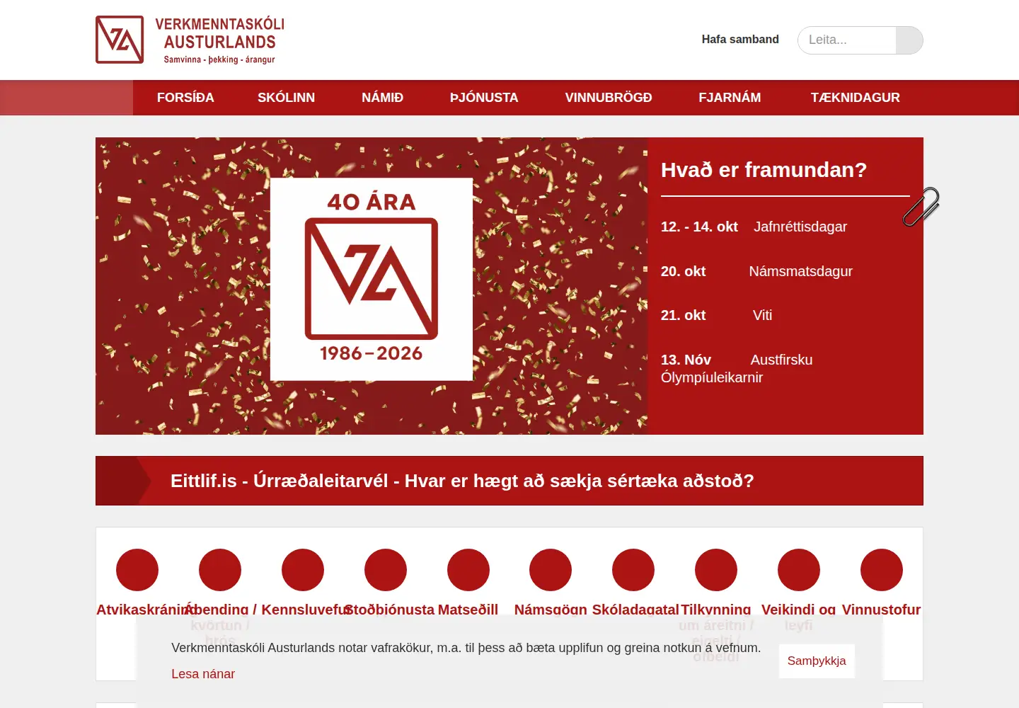Screenshot of va.is