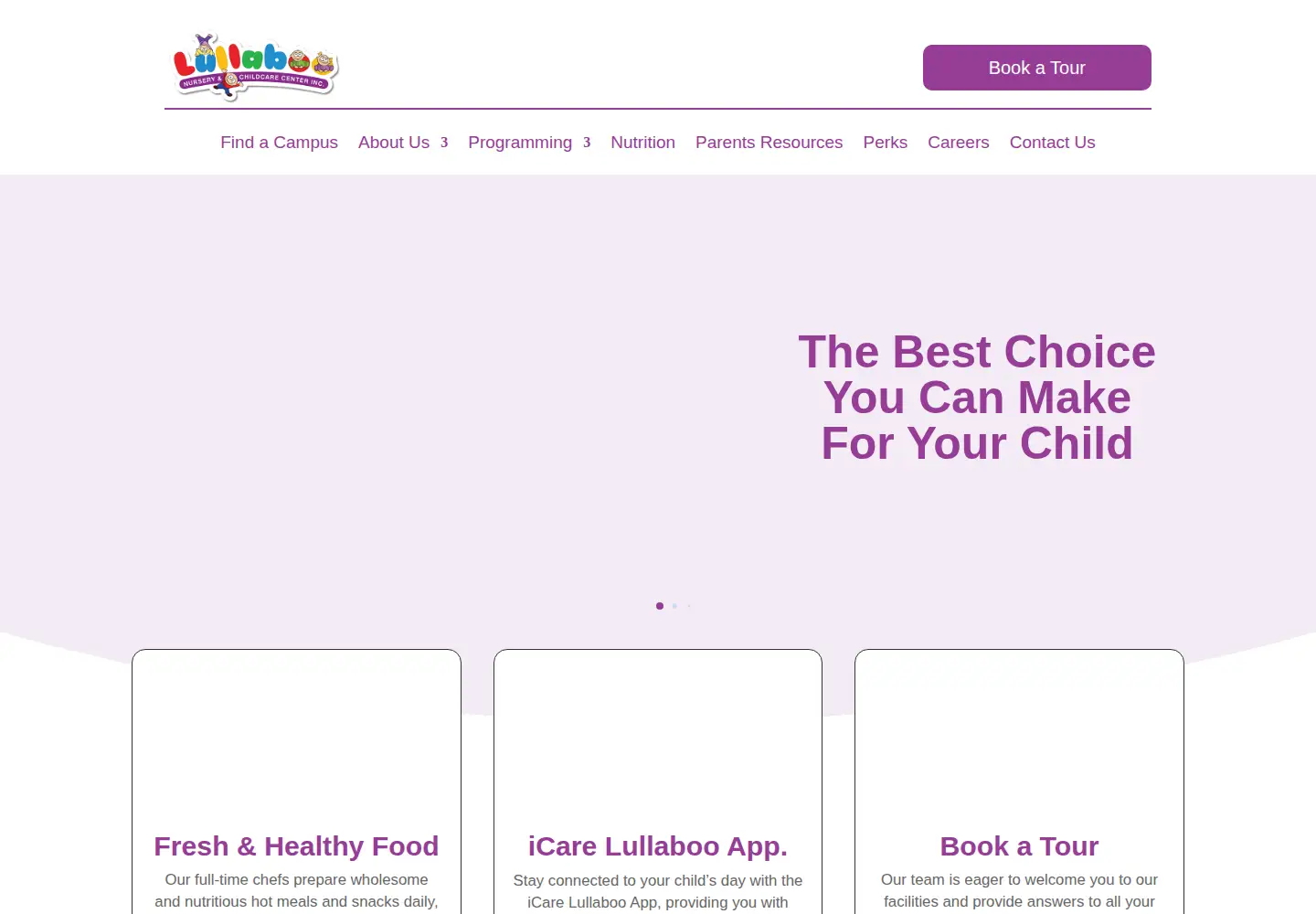 Screenshot of lullaboo.ca