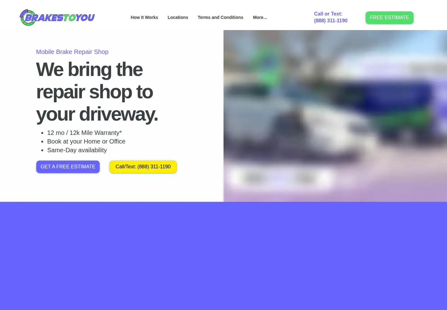 Screenshot of brakestoyou.com