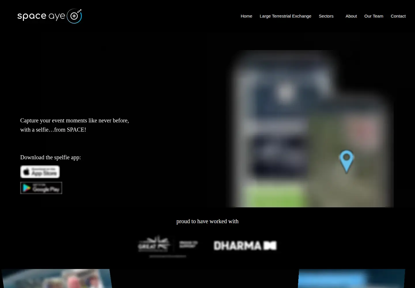 Captured homepage of spelfie.com in the current scan