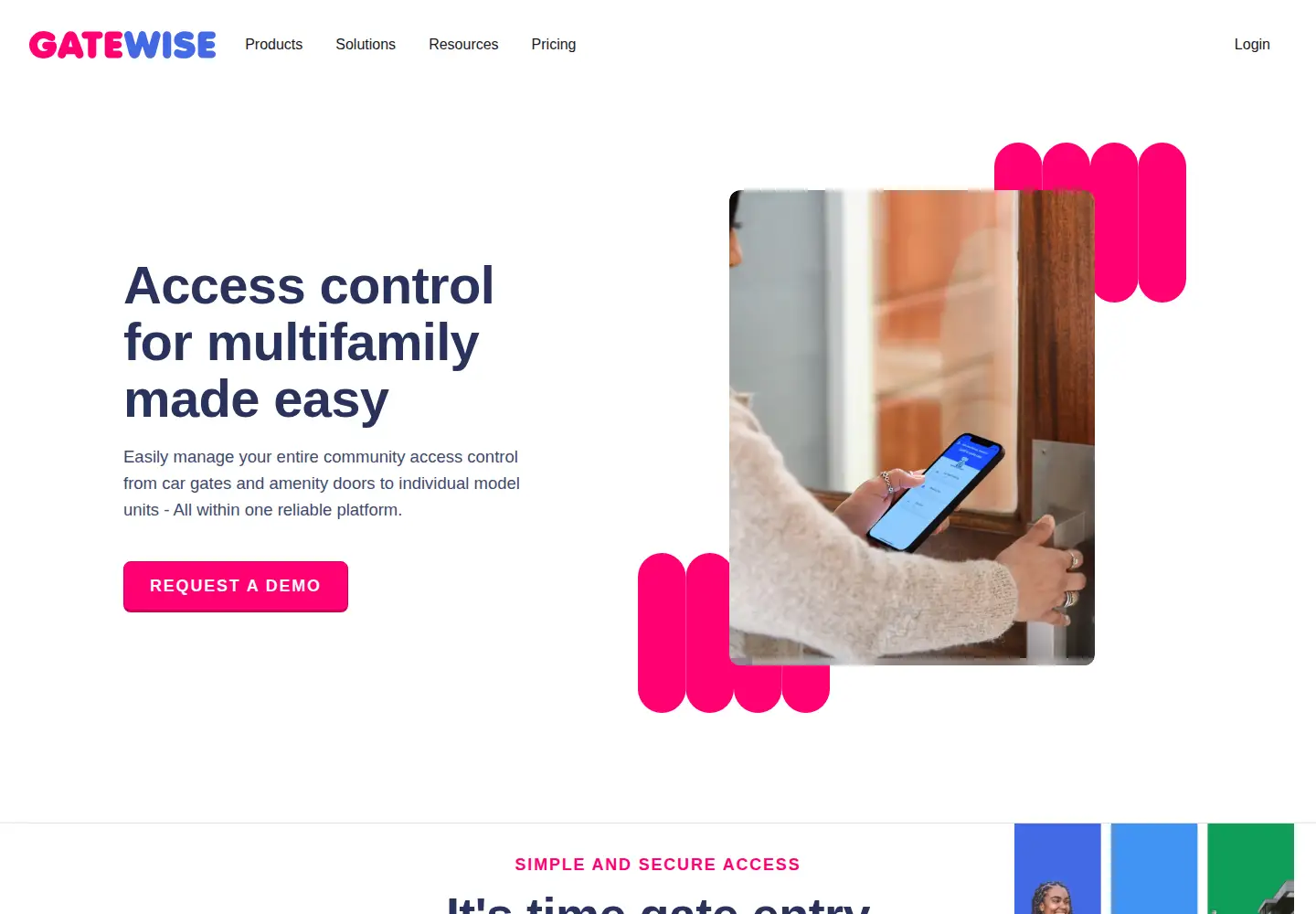 Screenshot of gatewise.com