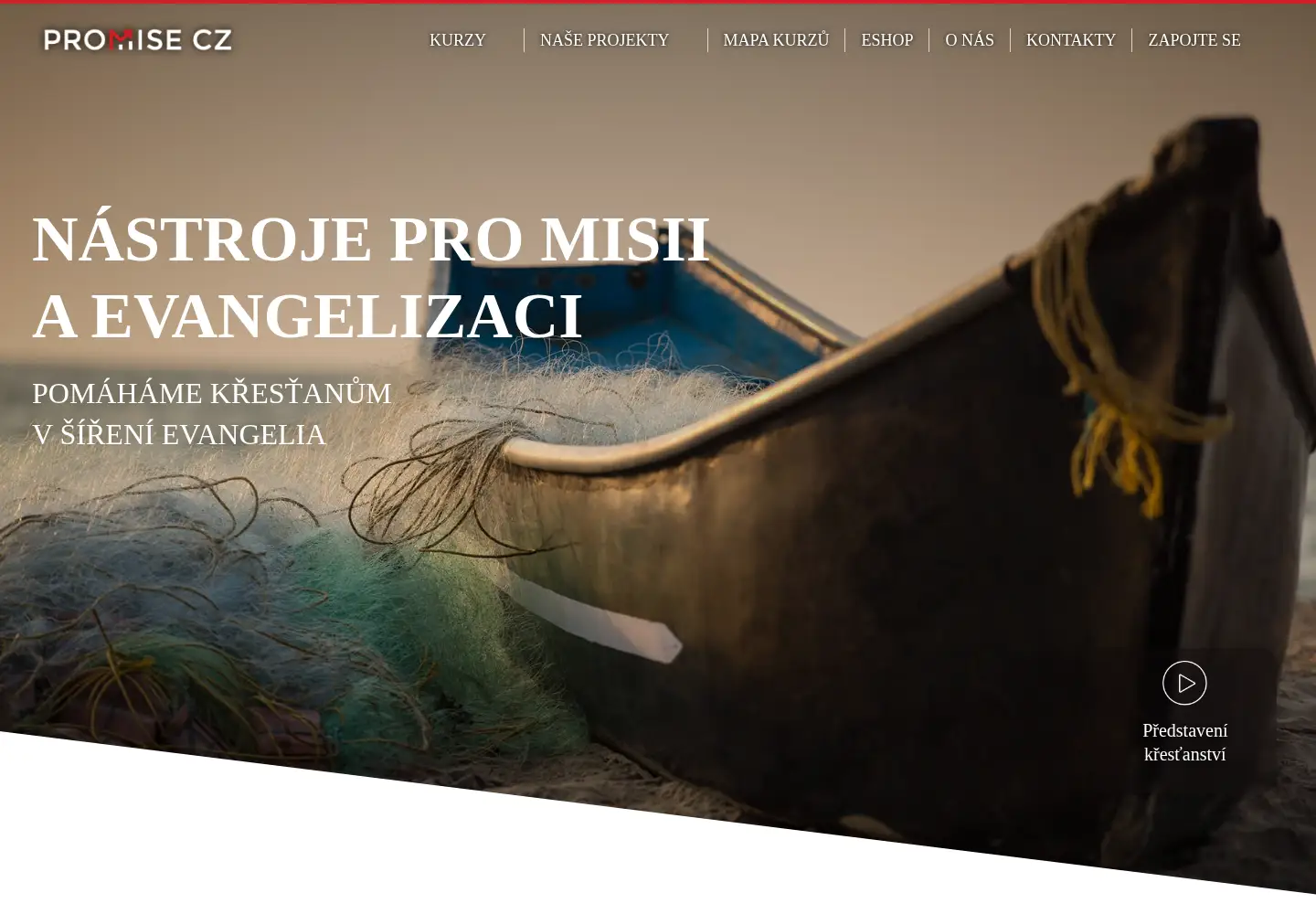 Screenshot of promisecz.org
