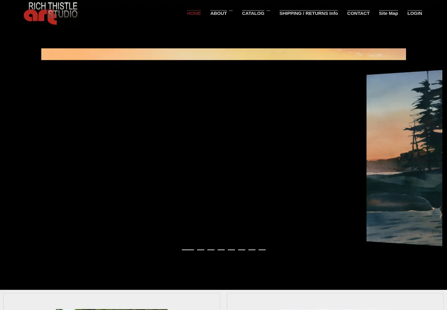 Screenshot of richthistle.com