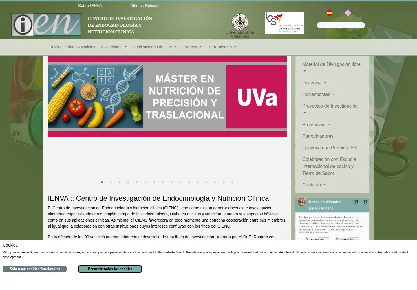 Screenshot of ienva.org