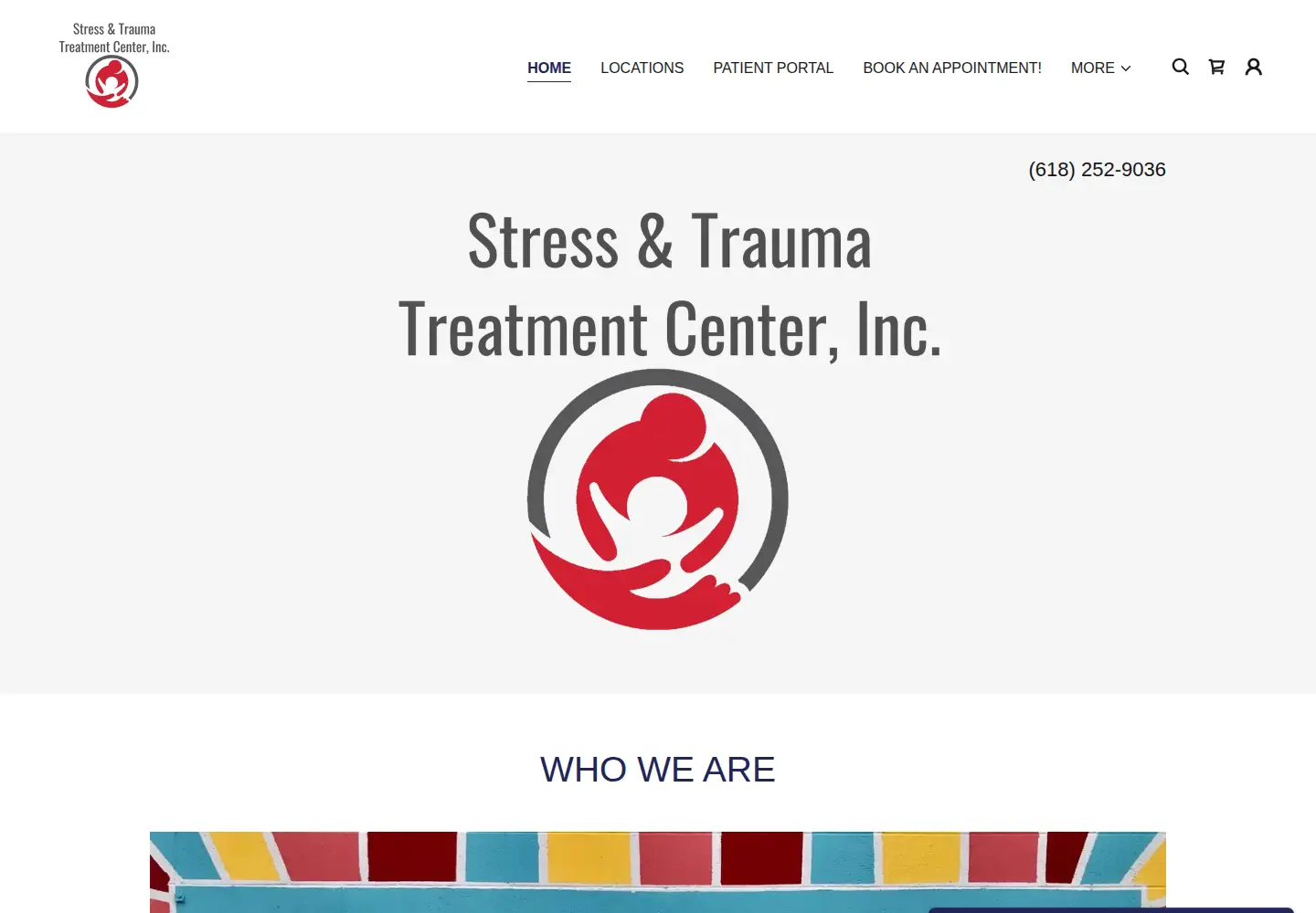 Screenshot of stressandtrauma.org