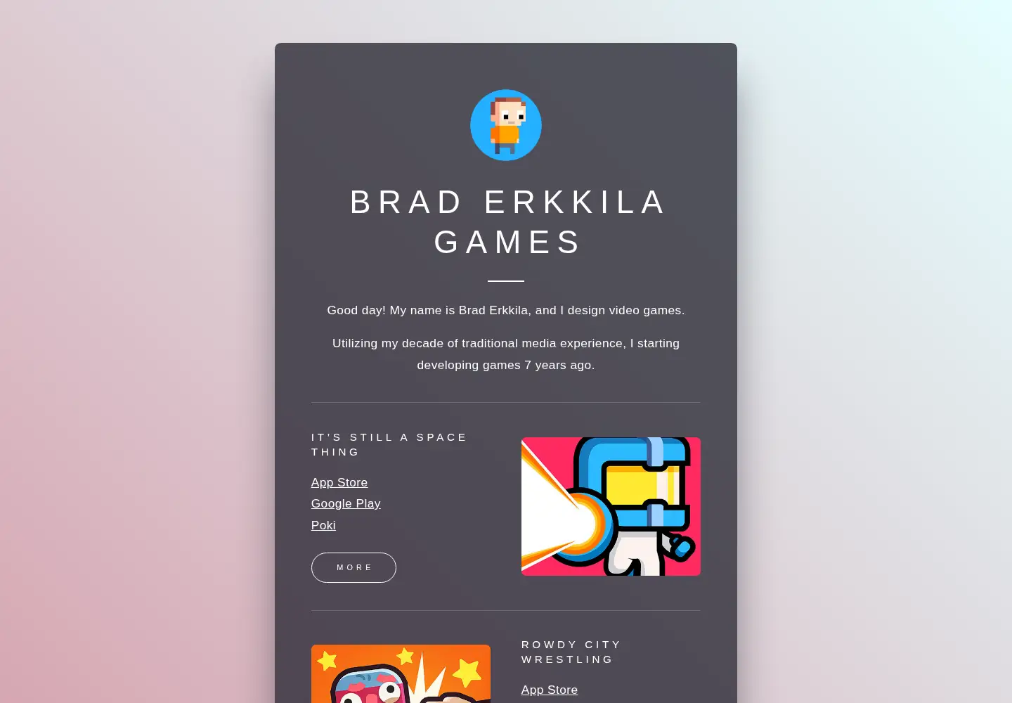 Screenshot of braderkkila.com