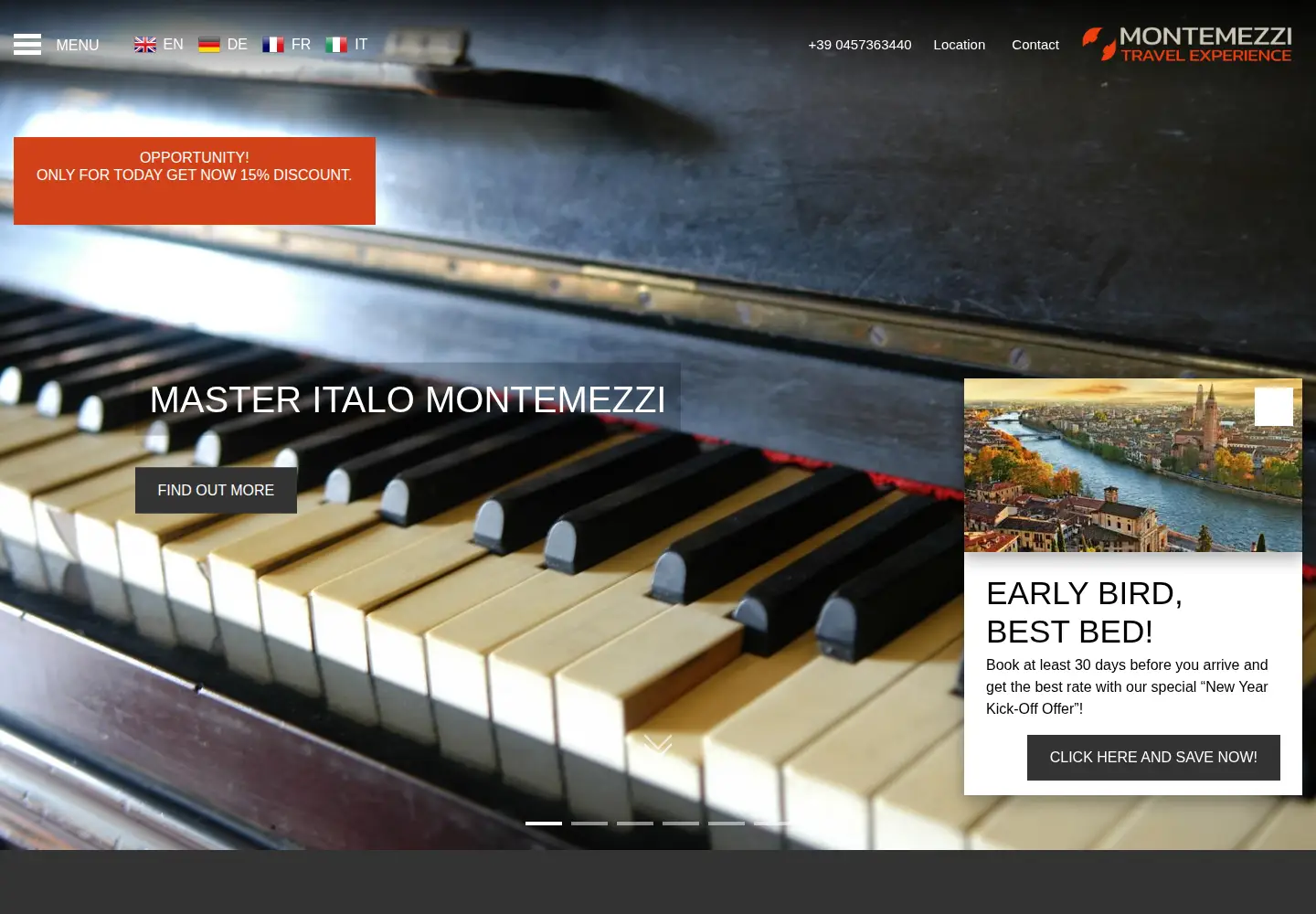 Screenshot of montemezzi.it