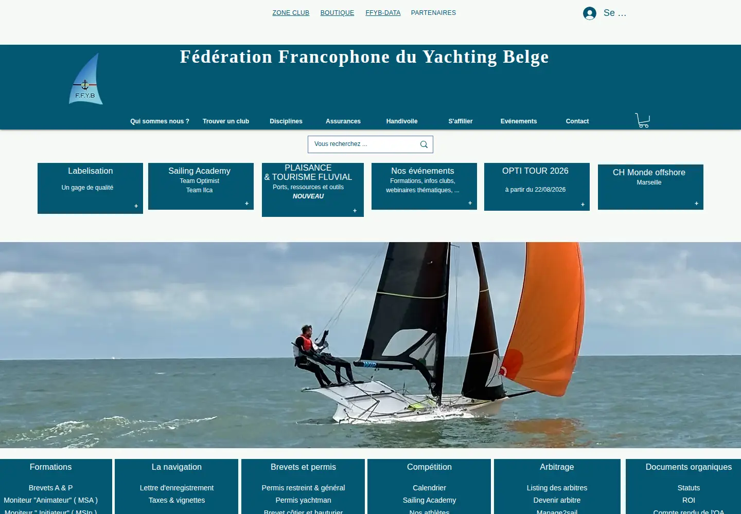 Screenshot of ffyb.be