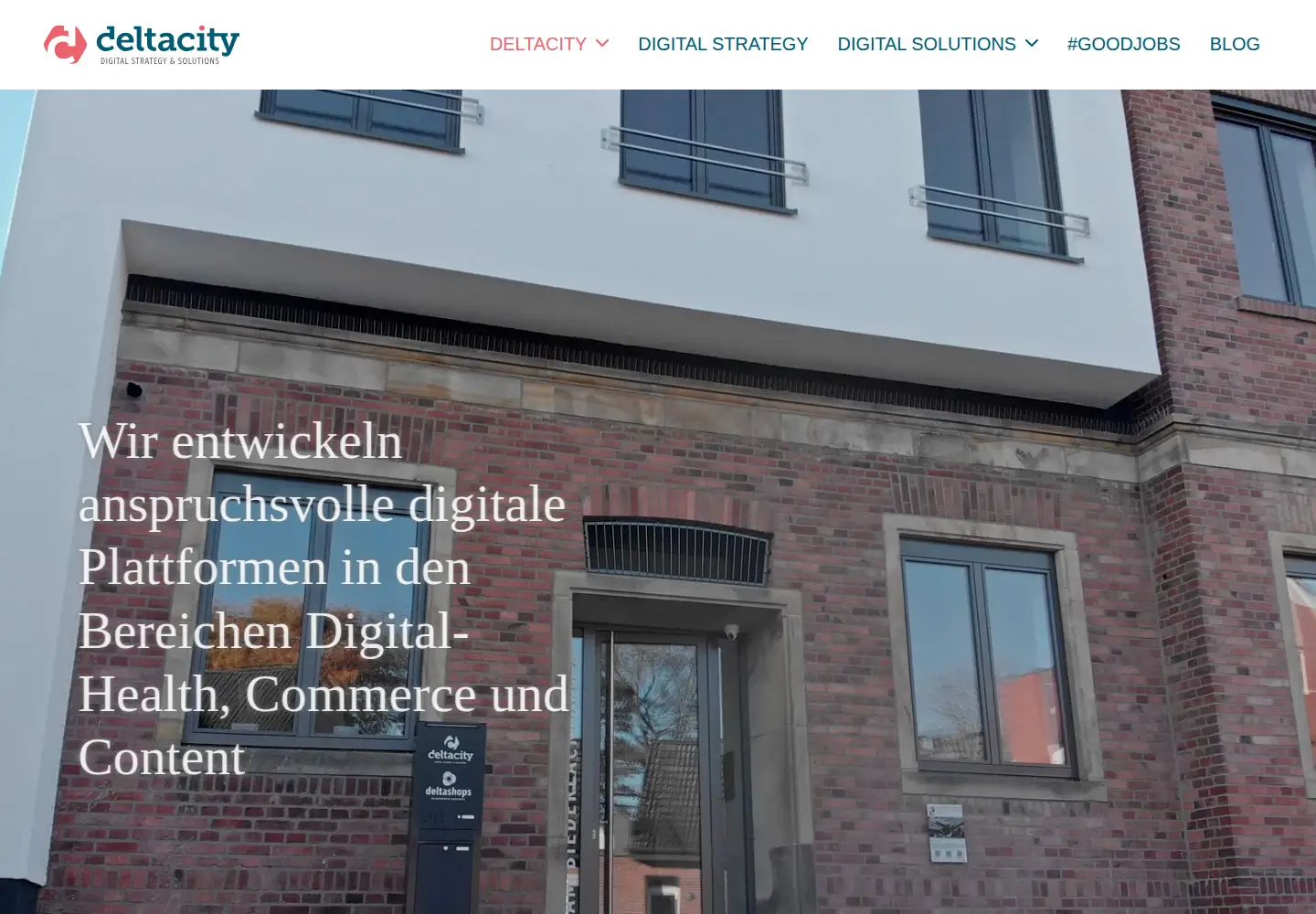 Captured homepage of deltacity.net in the current scan