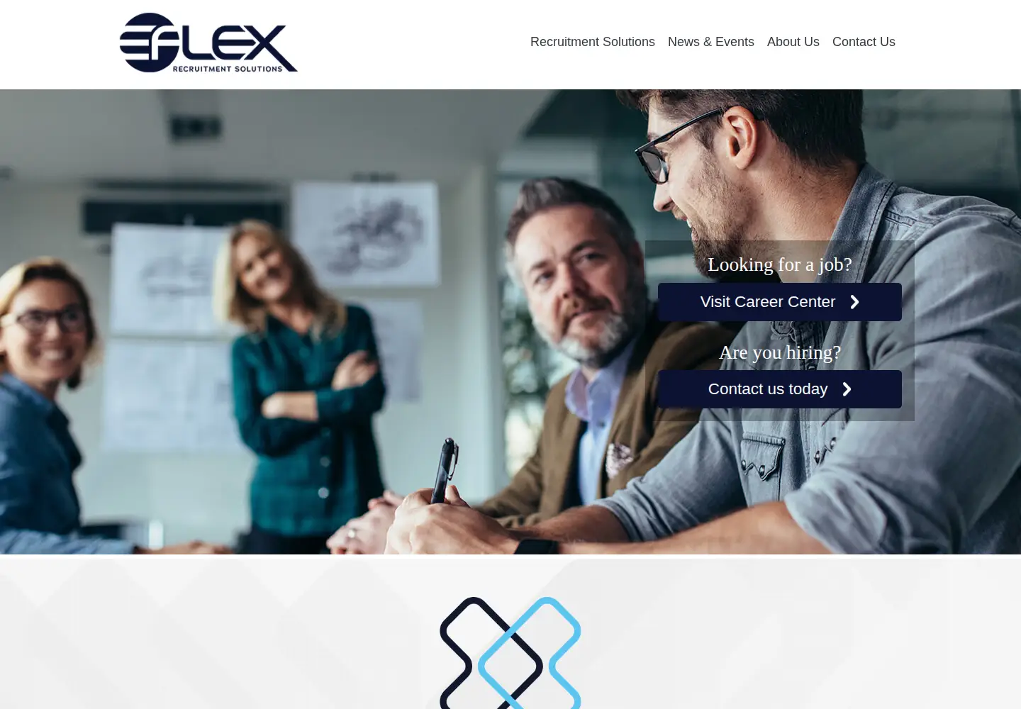 Screenshot of eflexrecruiting.com