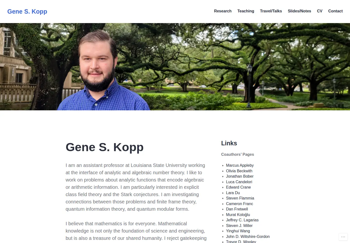 Captured homepage of gskopp.com in the current scan