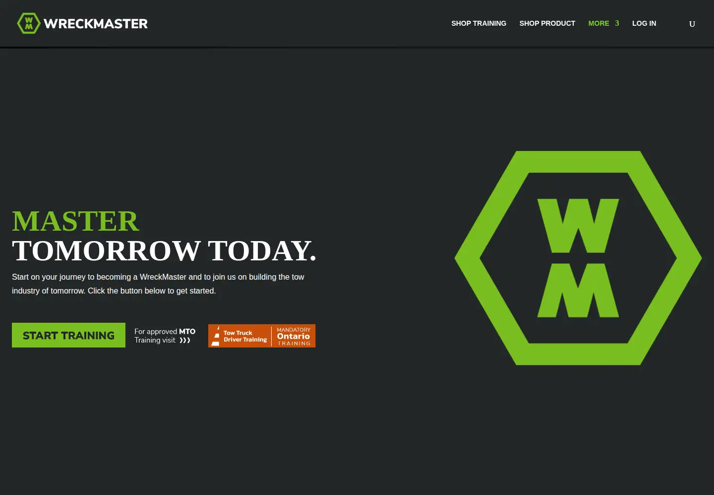 Screenshot of wreckmaster.com