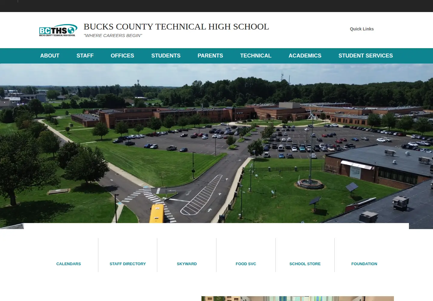 Screenshot of bcths.com