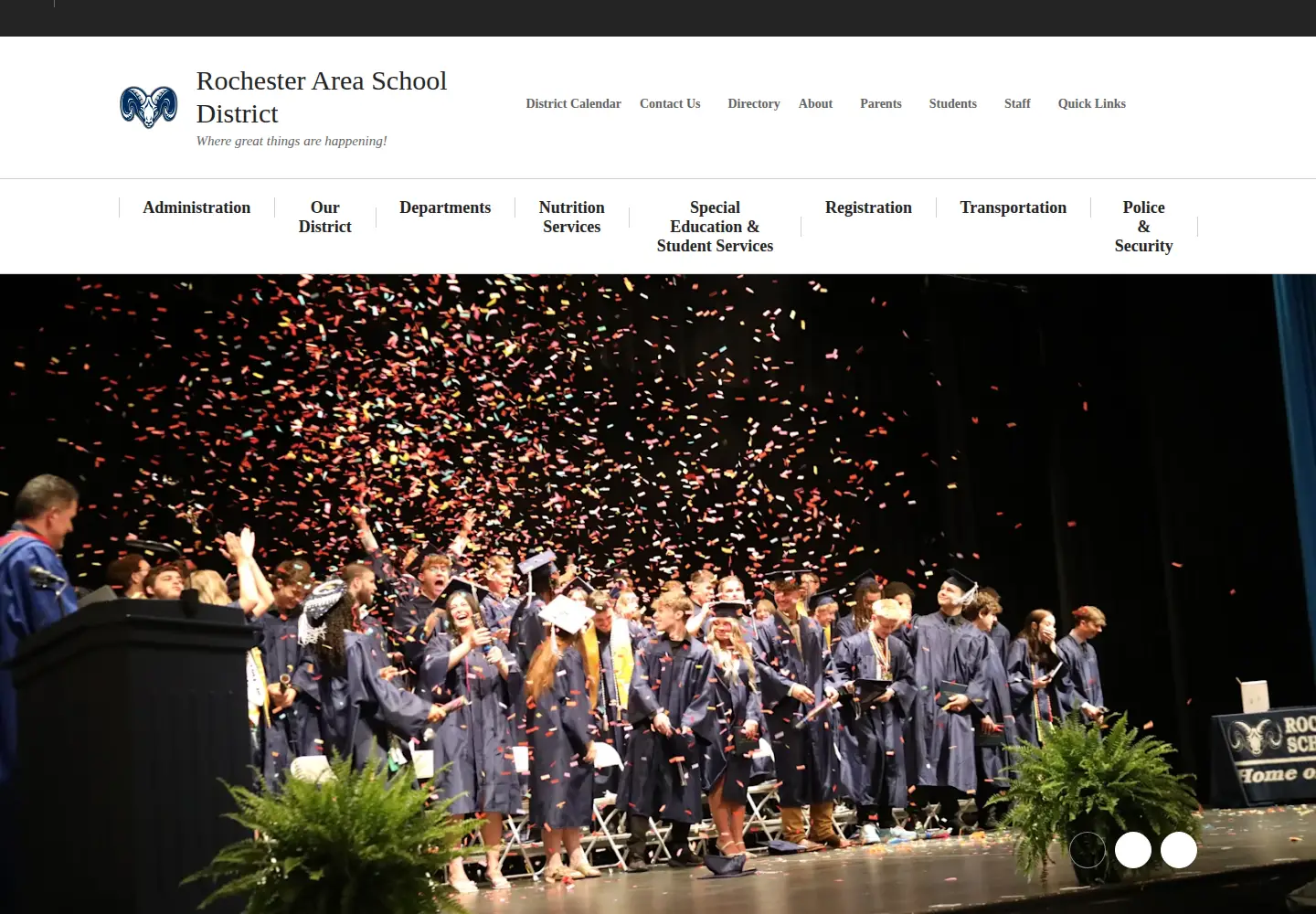 Captured homepage of rasd.org in the current scan