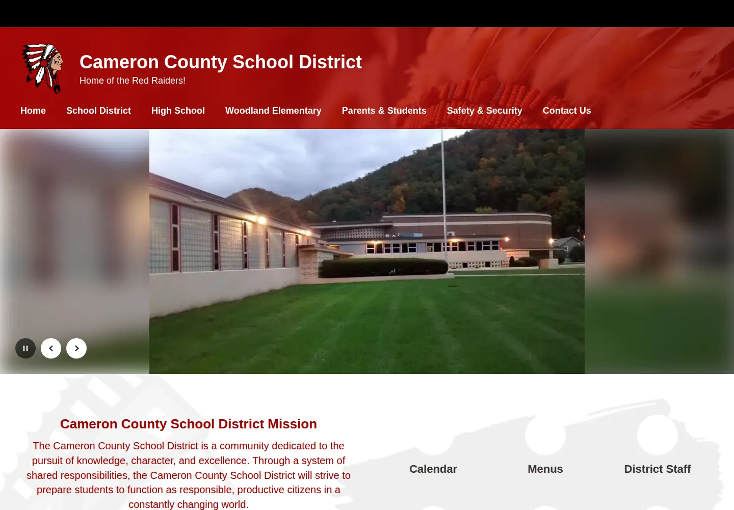 Screenshot of camcosd.org