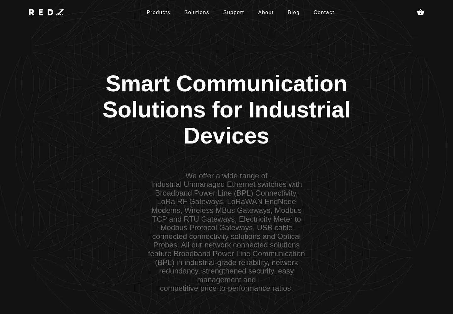 Captured homepage of redz-sc.com in the current scan