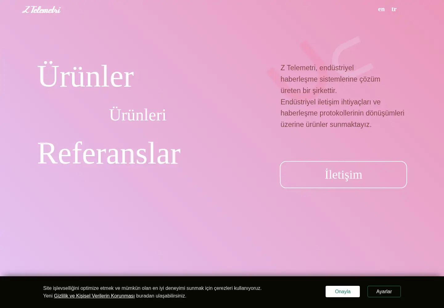 Screenshot of ztelemetry.com