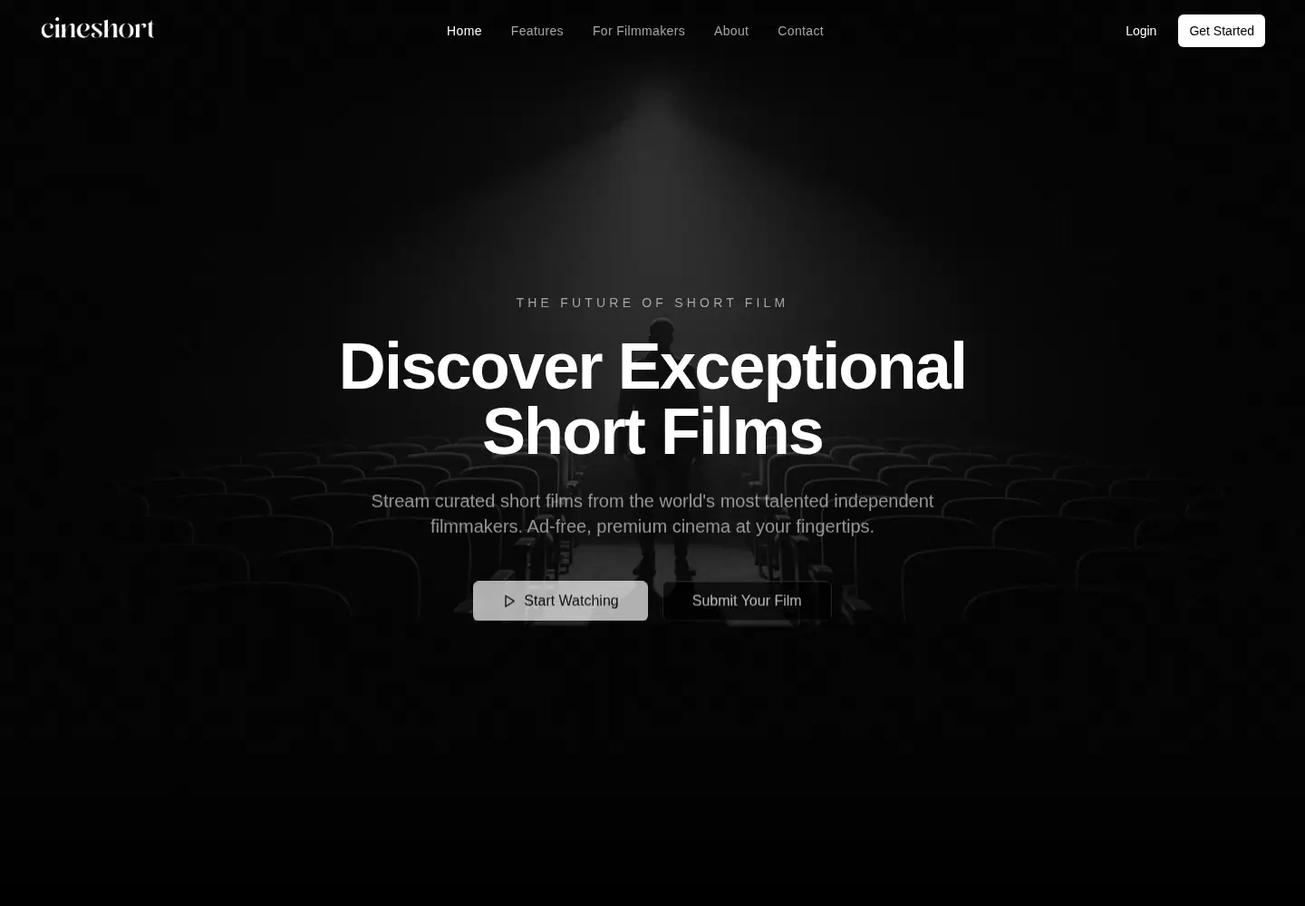 Screenshot of cineshortapp.com