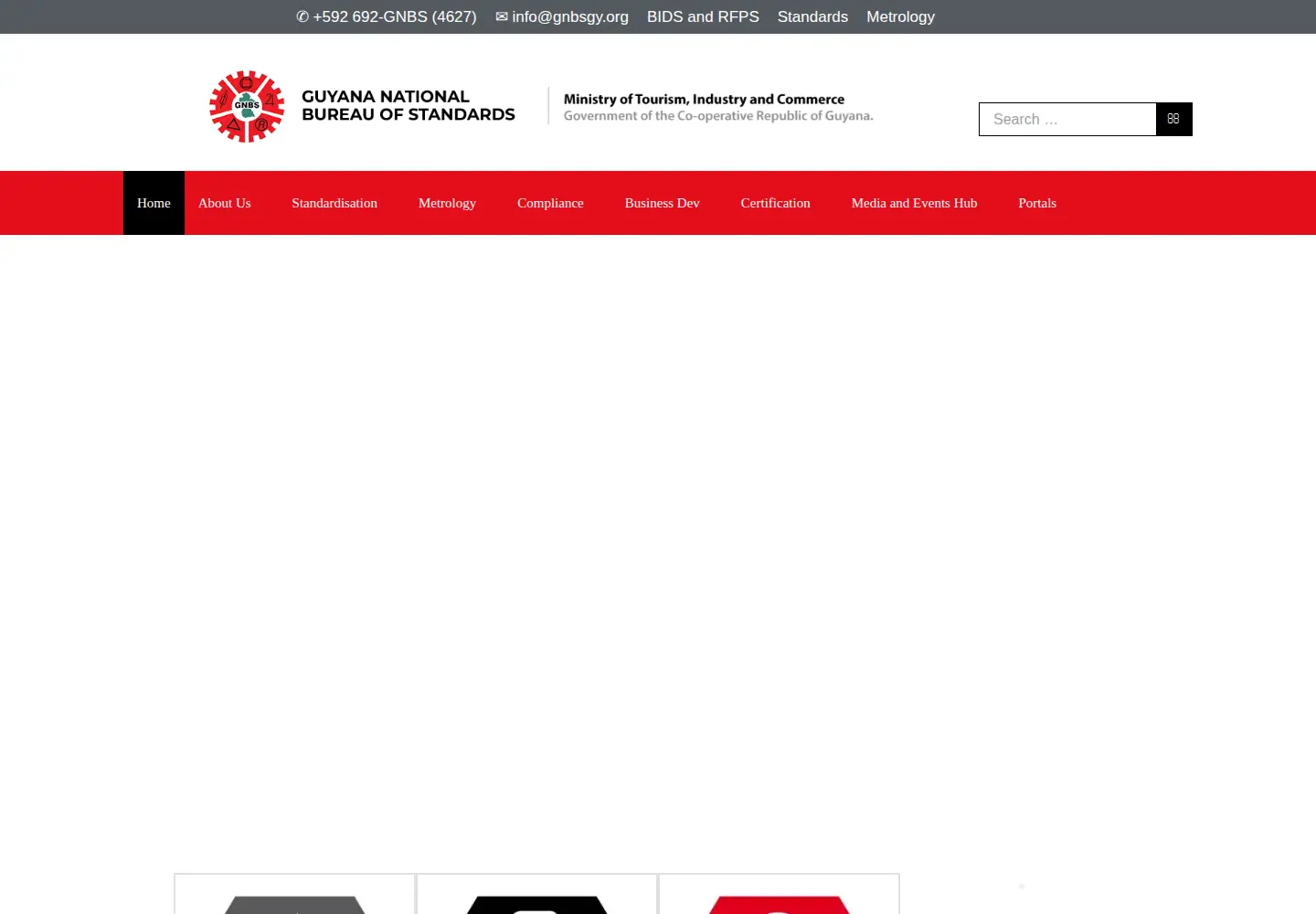 Captured homepage of gnbsgy.org in the current scan