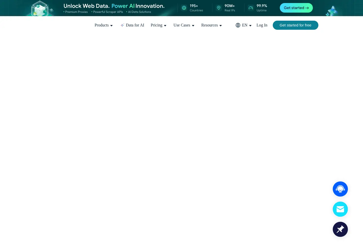 Captured homepage of lumiproxy.com in the current scan