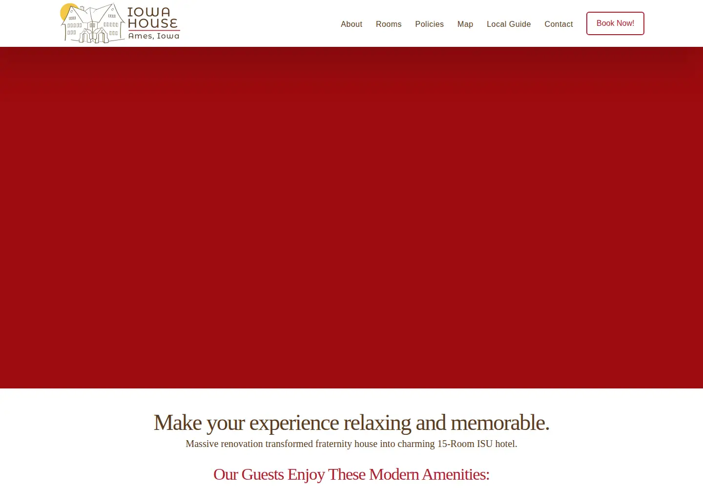 Screenshot of iowahouseames.com