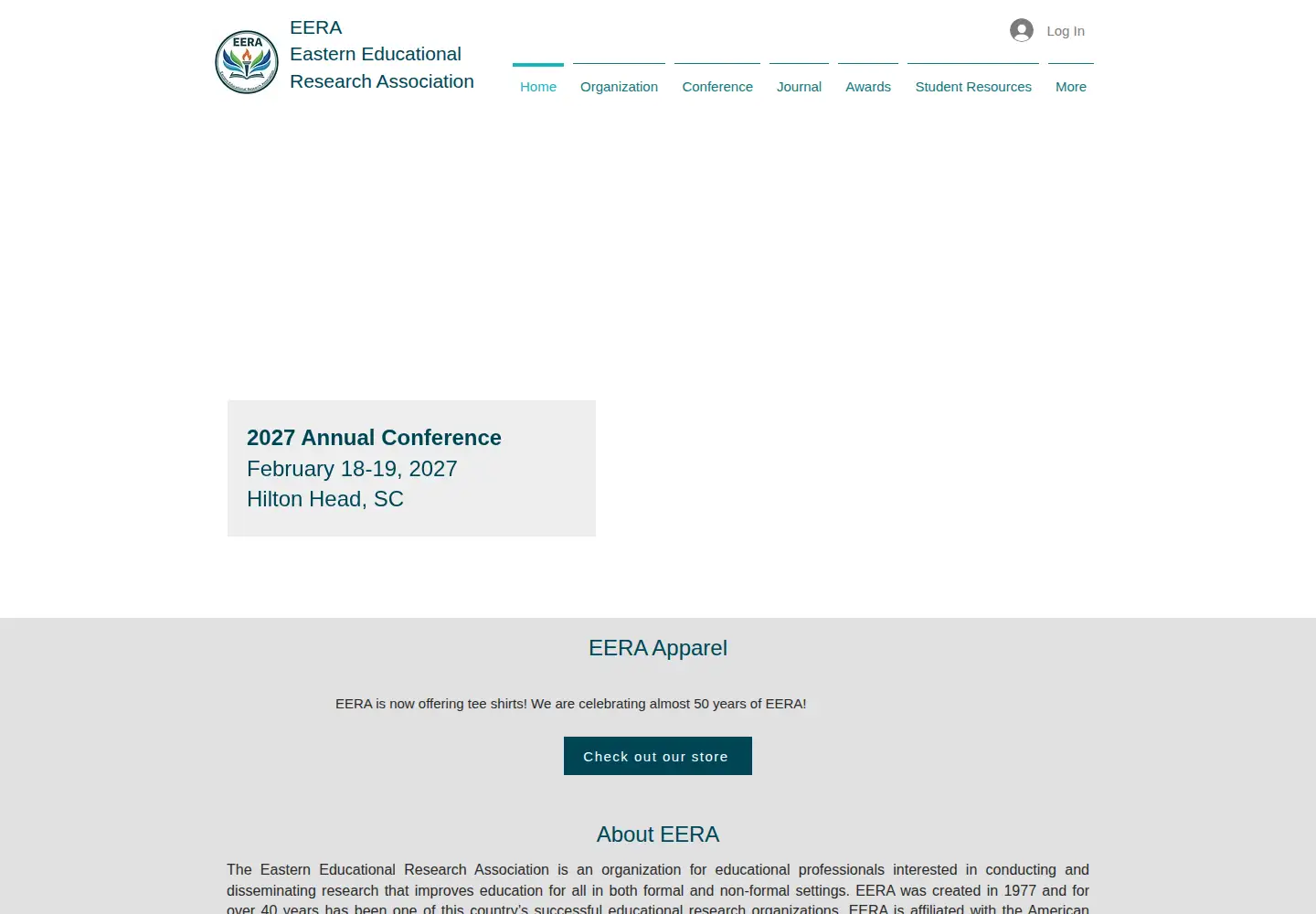 Screenshot of eeraorganization.org