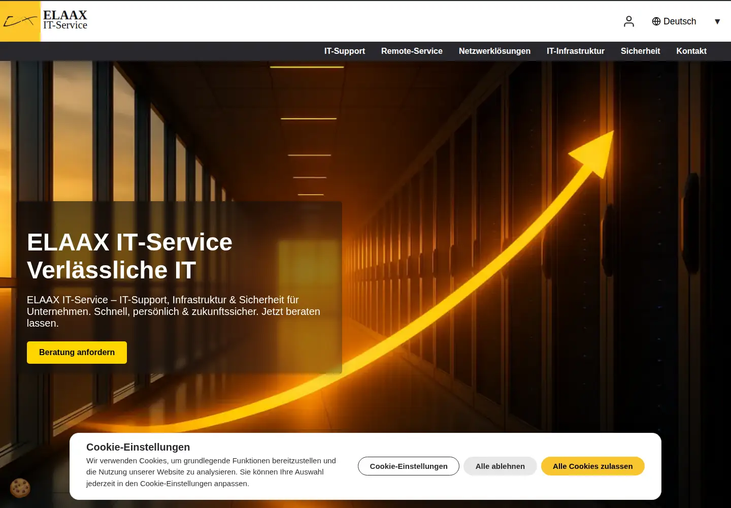 Screenshot of elaax.de